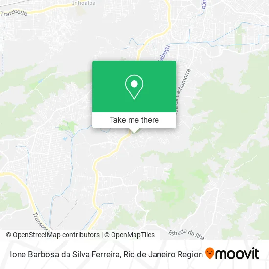 Ione Barbosa da Silva Ferreira map