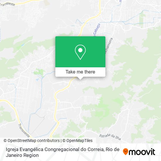 Igreja Evangélica Congregacional do Correia map