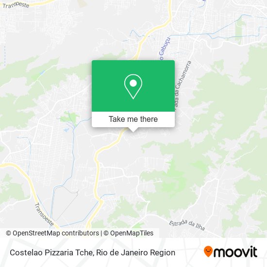 Mapa Costelao Pizzaria Tche