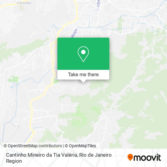 Mapa Cantinho Mineiro da Tia Valéria