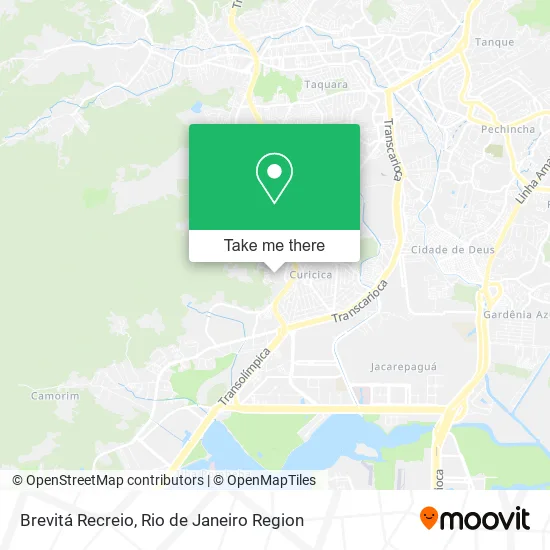 Brevitá Recreio map