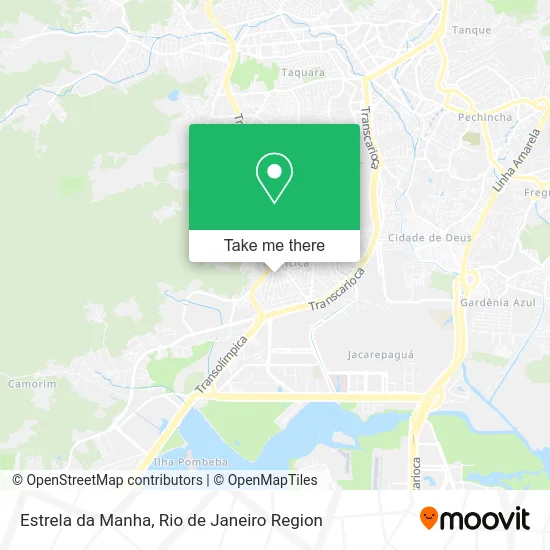 Estrela da Manha map