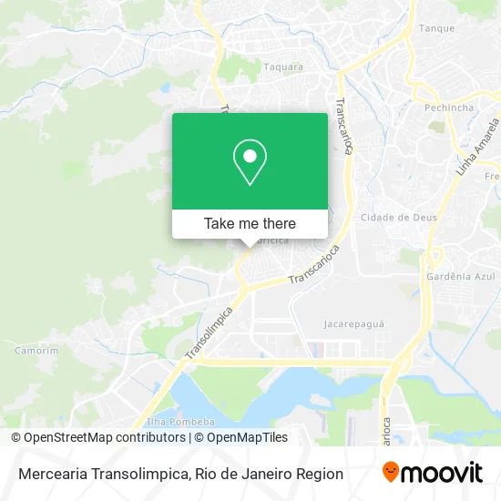 Mercearia Transolimpica map