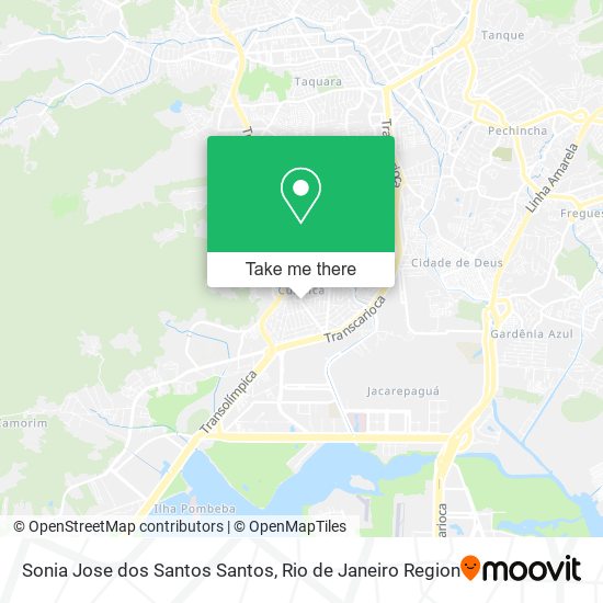 Sonia Jose dos Santos Santos map