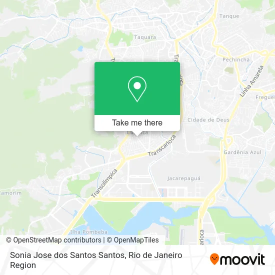 Sonia Jose dos Santos Santos map