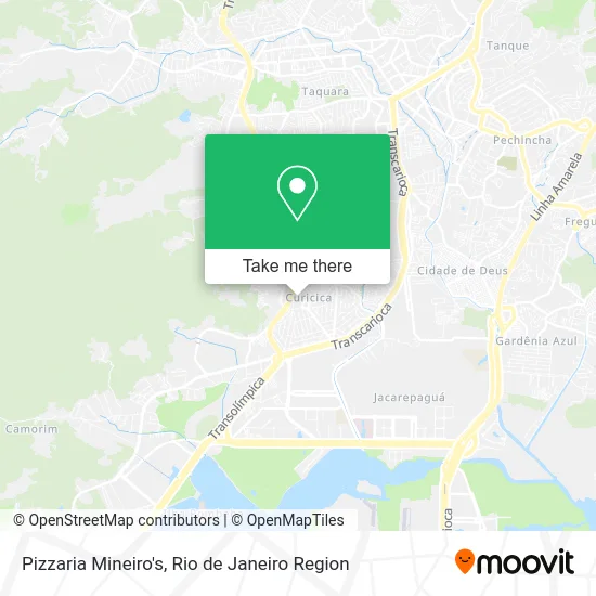Pizzaria Mineiro's map