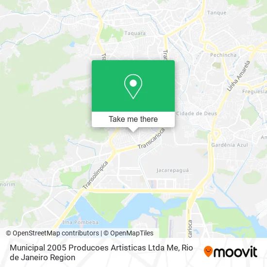 Municipal 2005 Producoes Artisticas Ltda Me map