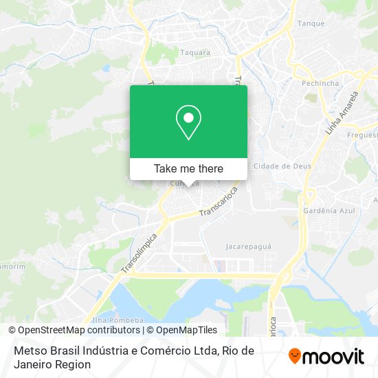 Metso Brasil Indústria e Comércio Ltda map