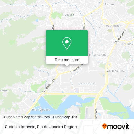 Mapa Curicica Imoveis