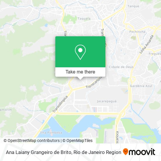 Ana Laiany Grangeiro de Brito map