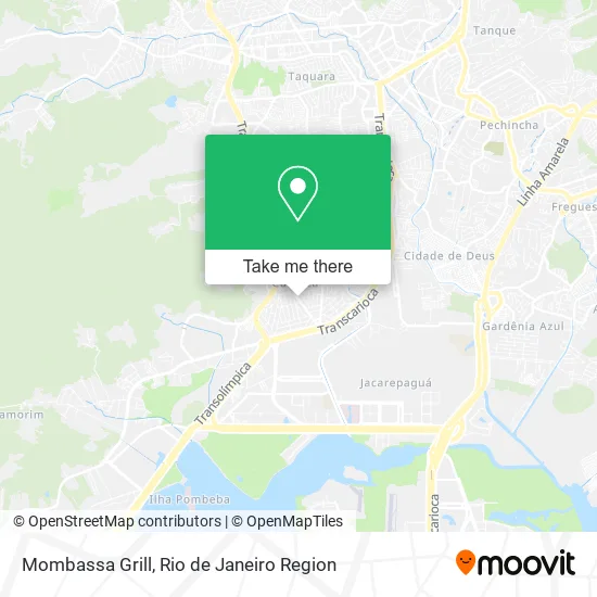 Mombassa Grill map