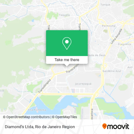 Diamond's Ltda map
