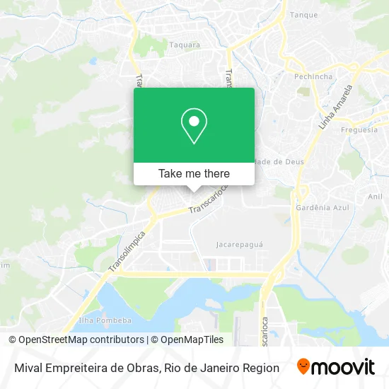 Mival Empreiteira de Obras map