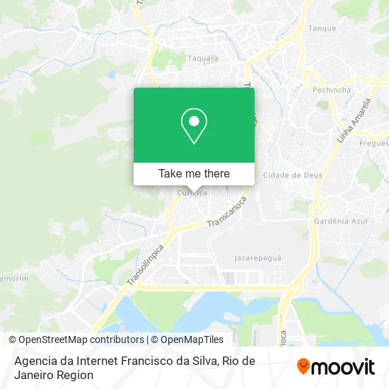 Agencia da Internet Francisco da Silva map
