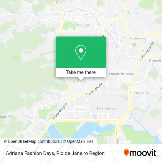 Adriana Fashion Days map