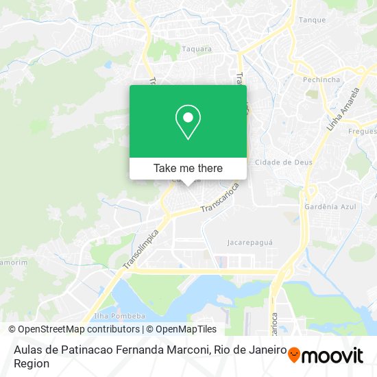 Aulas de Patinacao Fernanda Marconi map