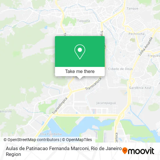Aulas de Patinacao Fernanda Marconi map