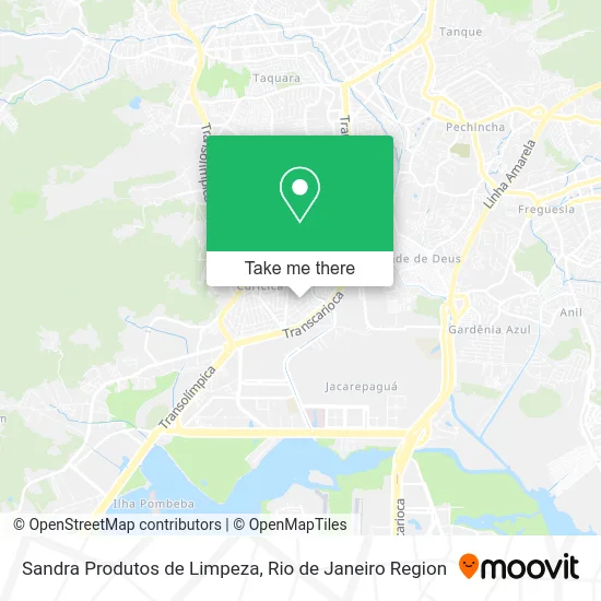 Sandra Produtos de Limpeza map