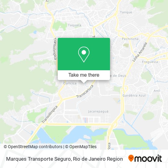 Marques Transporte Seguro map