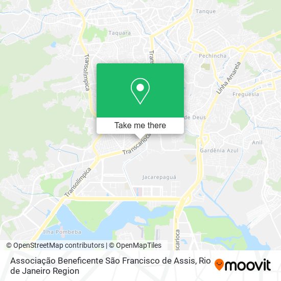 Associação Beneficente São Francisco de Assis map