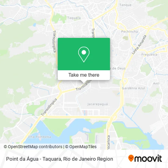 Point da Água - Taquara map