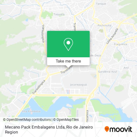 Mecano Pack Embalagens Ltda map