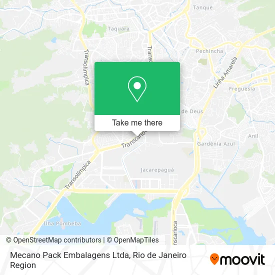 Mecano Pack Embalagens Ltda map