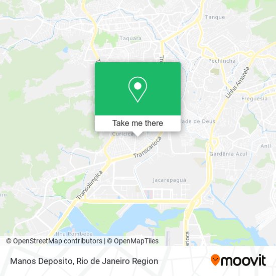 Manos Deposito map