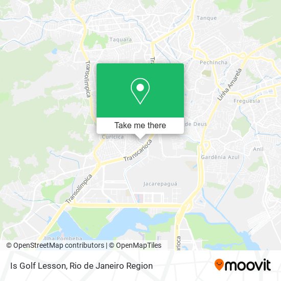 Is Golf Lesson map