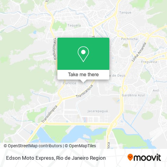 Mapa Edson Moto Express