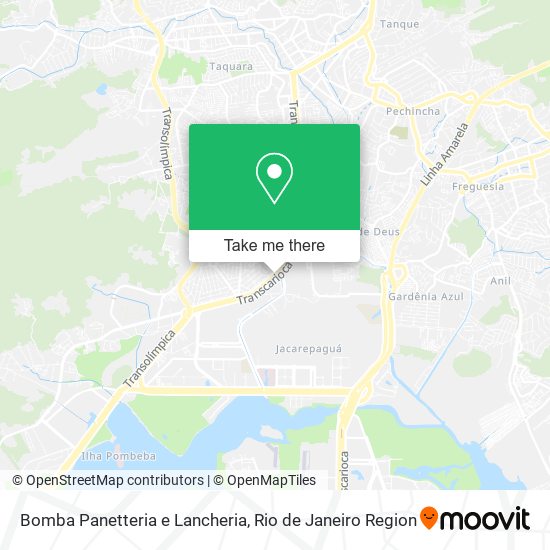 Bomba Panetteria e Lancheria map