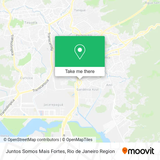 Juntos Somos Mais Fortes map