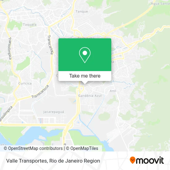 Valle Transportes map