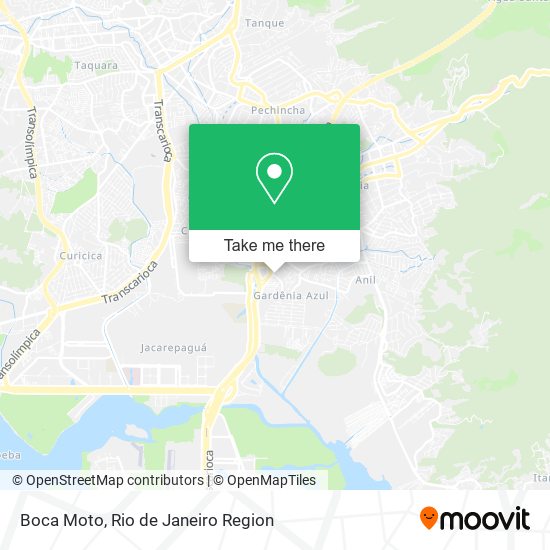 Boca Moto map