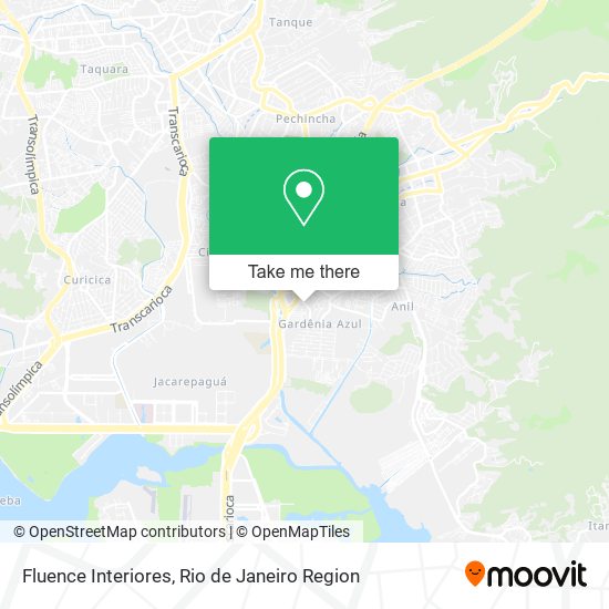 Fluence Interiores map