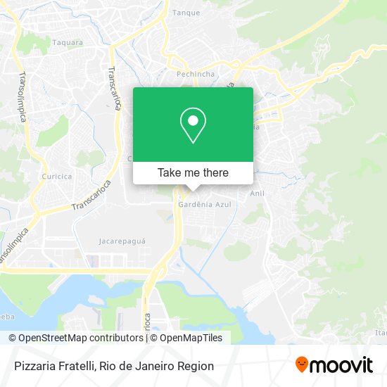Pizzaria Fratelli map