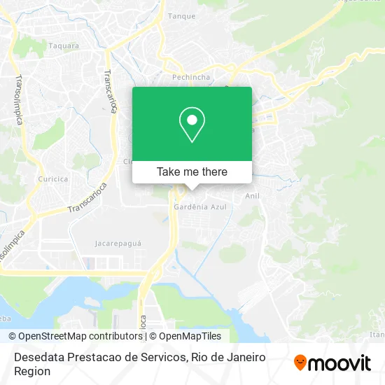 Desedata Prestacao de Servicos map