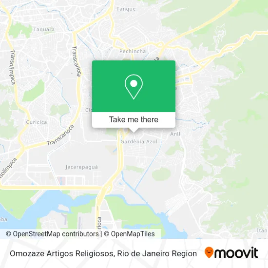 Omozaze Artigos Religiosos map