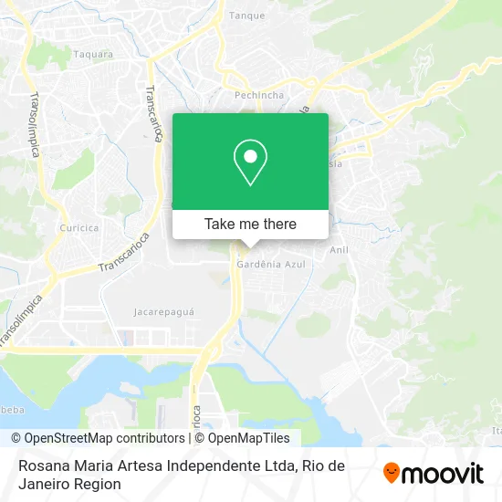 Rosana Maria Artesa Independente Ltda map