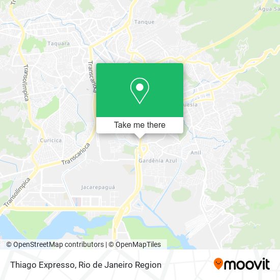 Thiago Expresso map