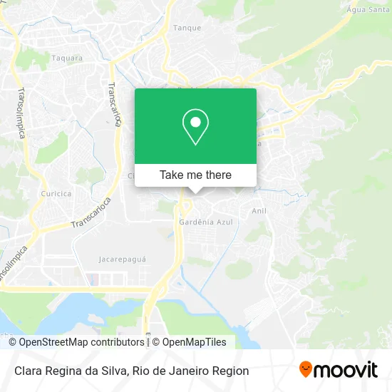 Clara Regina da Silva map