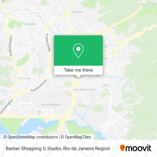 Barber Shopping G Studio map