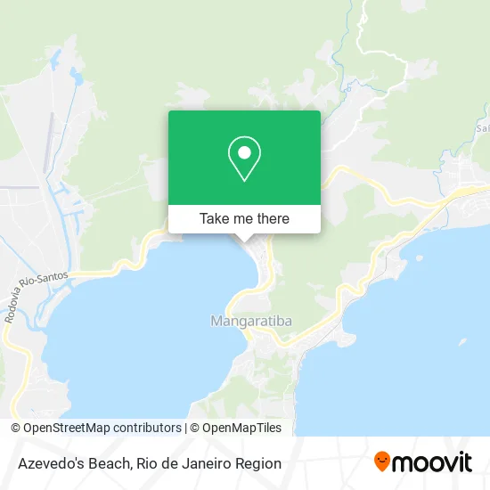 Azevedo's Beach map