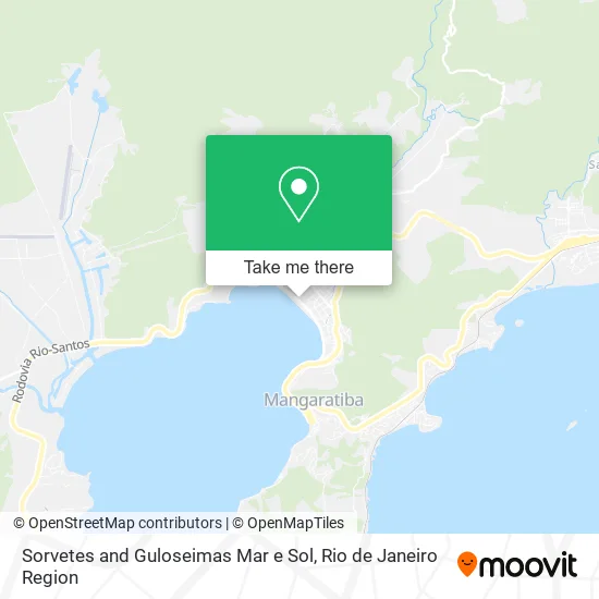 Sorvetes and Guloseimas Mar e Sol map