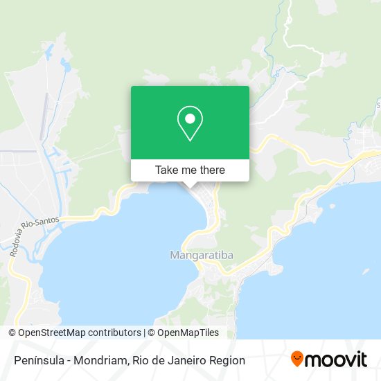 Península - Mondriam map