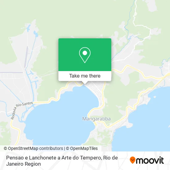 Pensao e Lanchonete a Arte do Tempero map