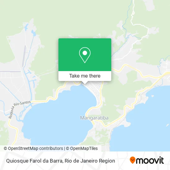 Quiosque Farol da Barra map