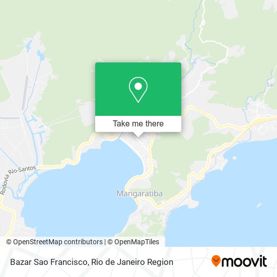 Bazar Sao Francisco map