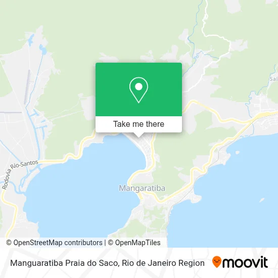 Manguaratiba Praia do Saco map