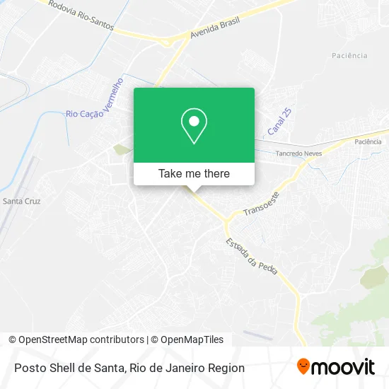 Posto Shell de Santa map